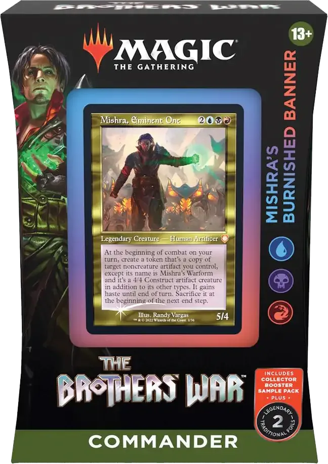 Magic: The Gathering - The Brothers' War: Mishra's Burnished Banner Commander Deck
