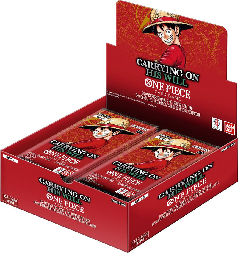 One Piece Card Game OP-13 Carrying On His Will - Booster Box