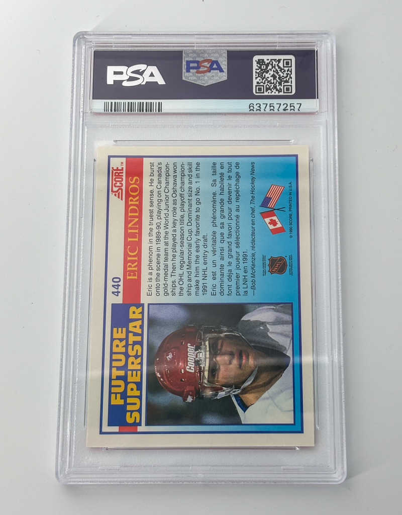 1990 Score Canadian Eric Lindros Future Superstar #440
