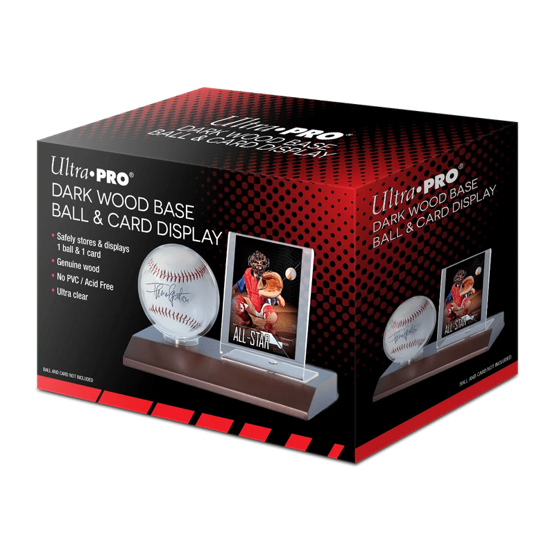 Ultra Pro Baseball and Card Holder Display
