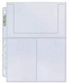 Ultra Pro 3-Pocket Platinum Page for 4" X 6" Photos 100ct