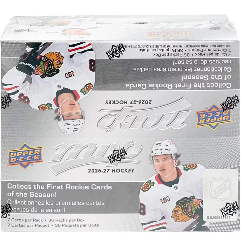 Upper Deck: 2026-2027 MVP Hockey Booster Box (24 Packs)