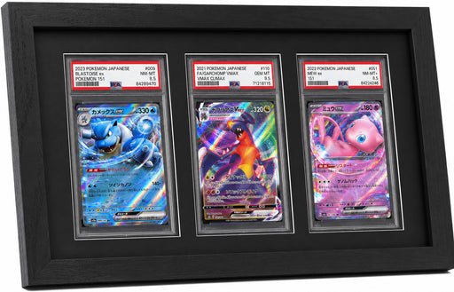 Evoretro Graded Card Display Case: Sports Cards and TCG (Holds 3)