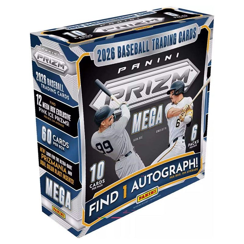 Panini Prizm Baseball: 2026 Mega Box Pink Ice