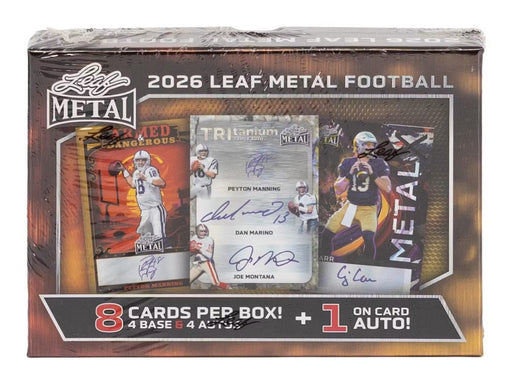 Leaf 2026 Metal Football Hobby Box
