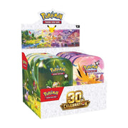 Pokemon TCG: 30th Celebration Anniversary Mini Tins (10 Pack Display)