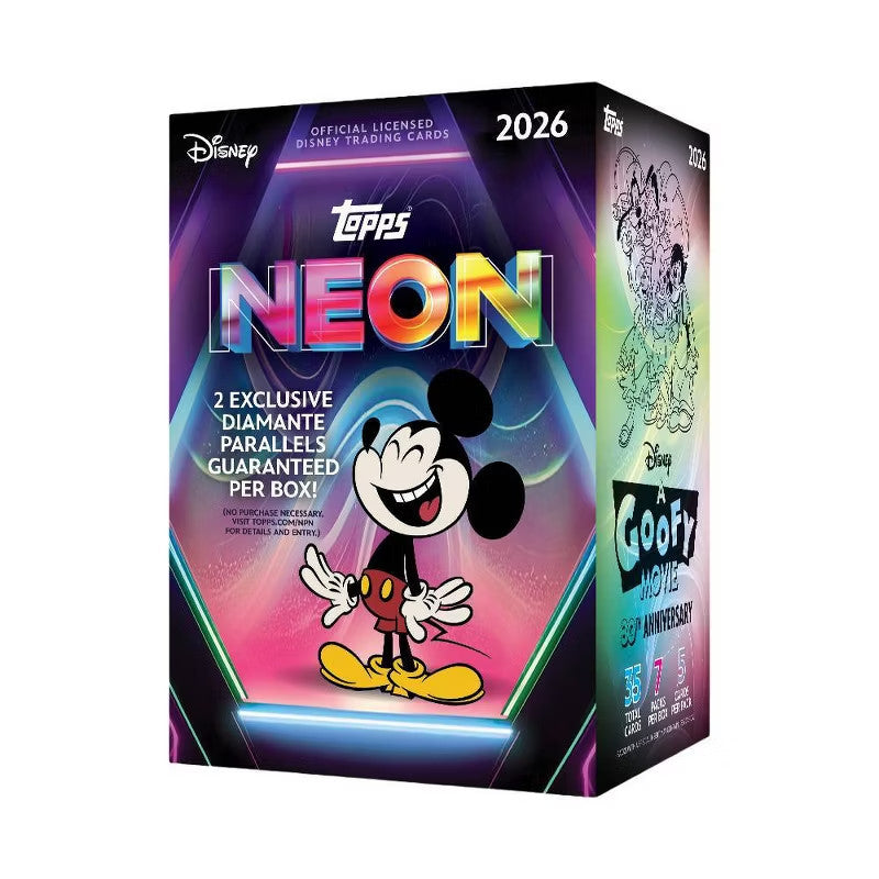 Topps Disney Neon: Blaster Box (8 Packs)