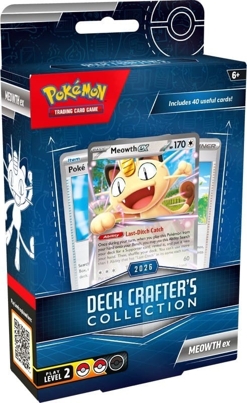 Pokemon Deck Crafter's Collection: Meowth ex Deck Box
