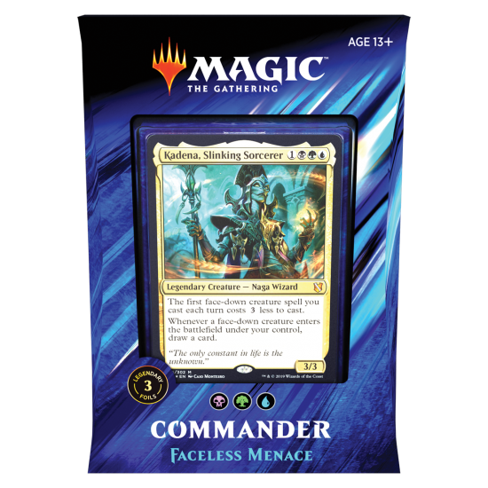 faceless menace commander most removed cards