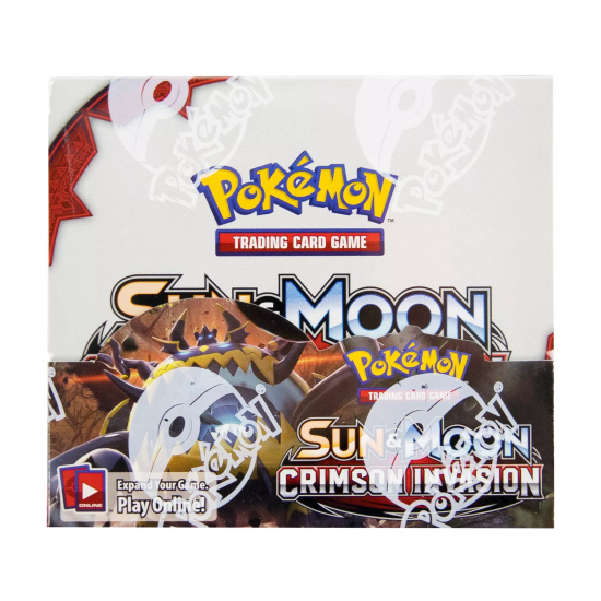 pokemon cards crimson invasion booster box