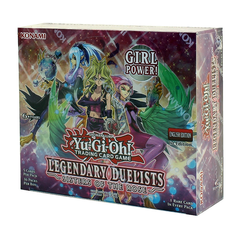 Yu Gi Oh Legendary Duelists Sisters Of The Rose 1st Edition Booster Box 36 Pack